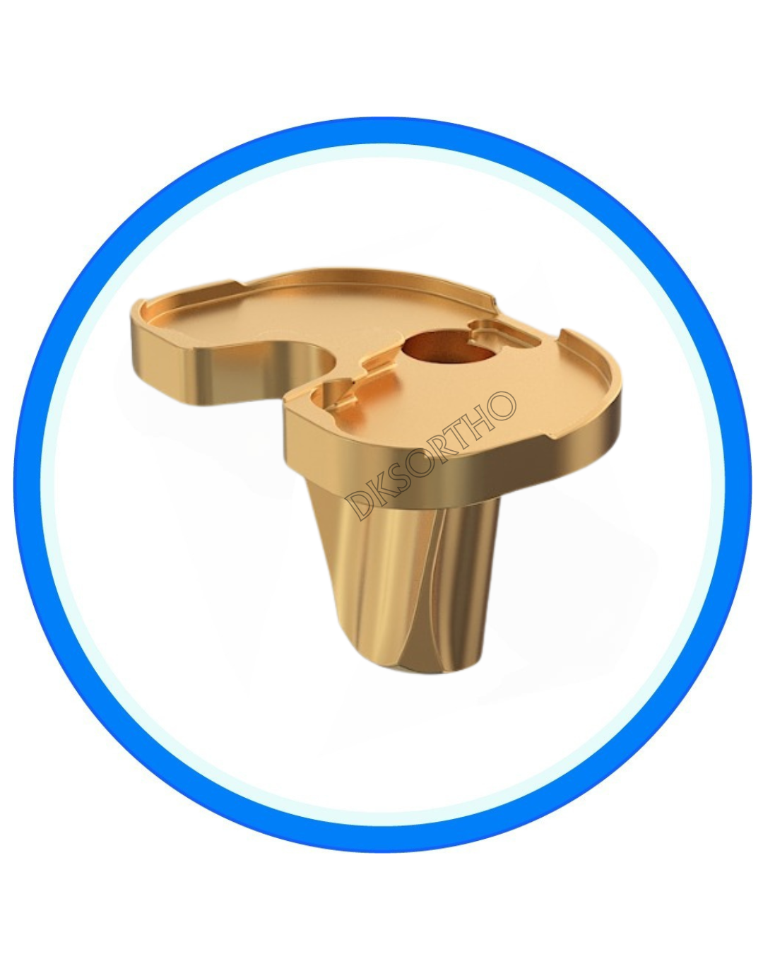 PPS Tibial Plate Gold